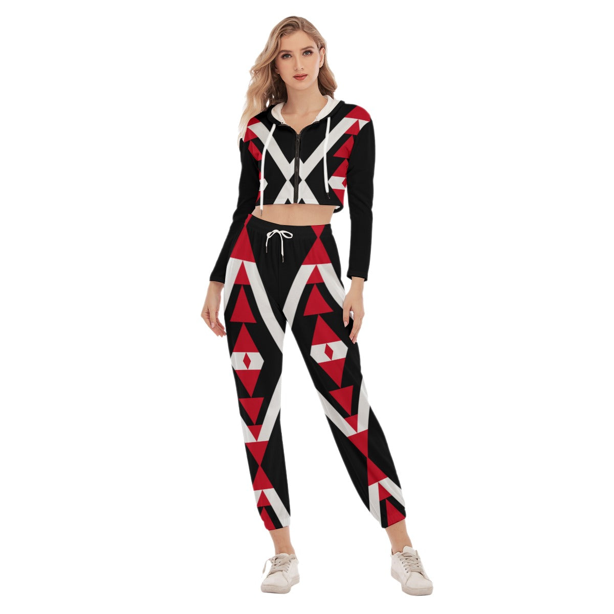 Origen Destination Dia-Symbol Women's Crop Hoodie Jumpsuit