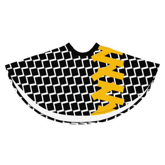 Origen Destination | On-Arrival Point of Origen Symbol-inspired Flare Skirt