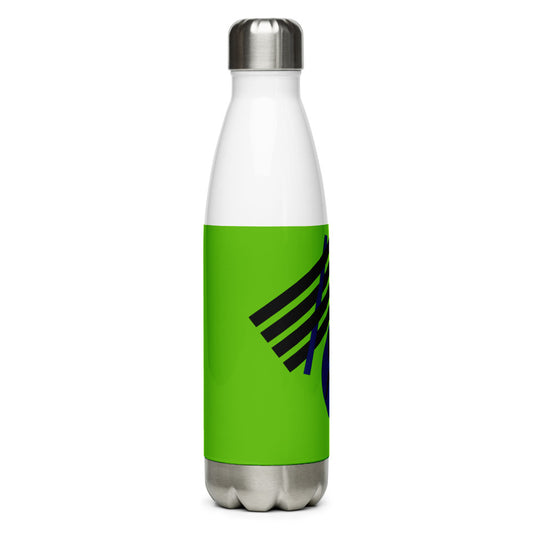 Origen Destination On-Arrival Point of Origen Symbol-inspired Lime/Blue Stainless Steel Water Bottle