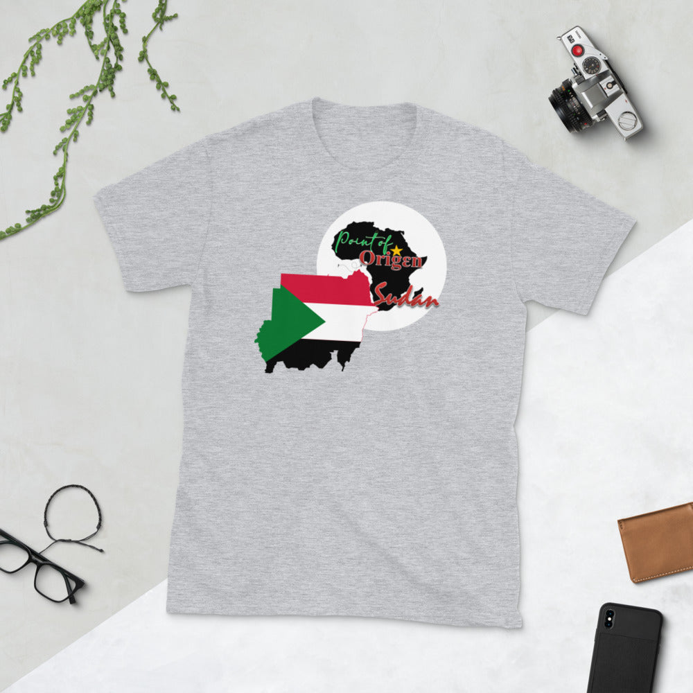 Origen Destination |On-Arrival Point of Origen Sudan Short-Sleeve Unisex T-Shirt